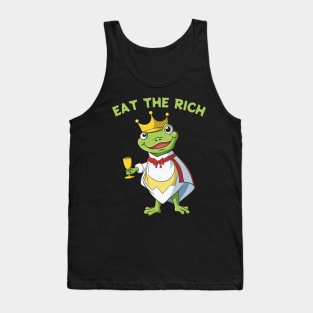 Eat The Rich Frog Tank Top